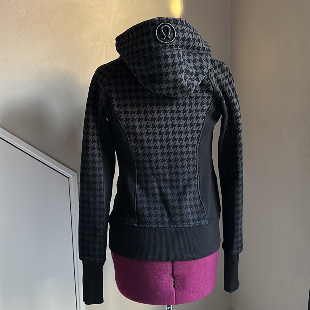 lululemon athletica Black Houndstooth Hoodie